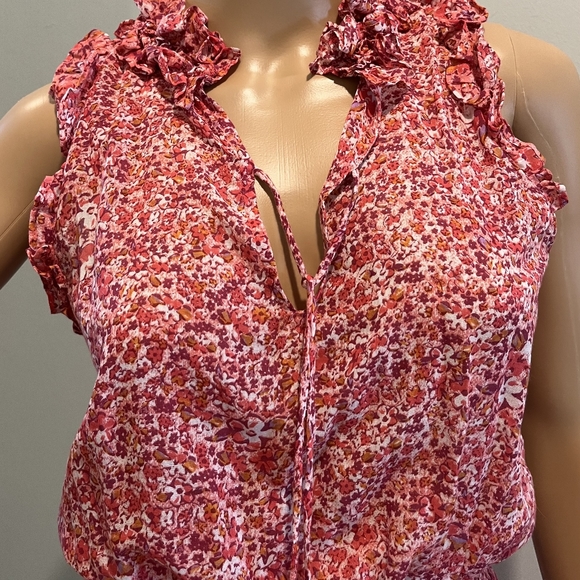 Poupette St. Barth Trina Ruffled Mini Dress Size XS New With Tags - Picture 4 of 16